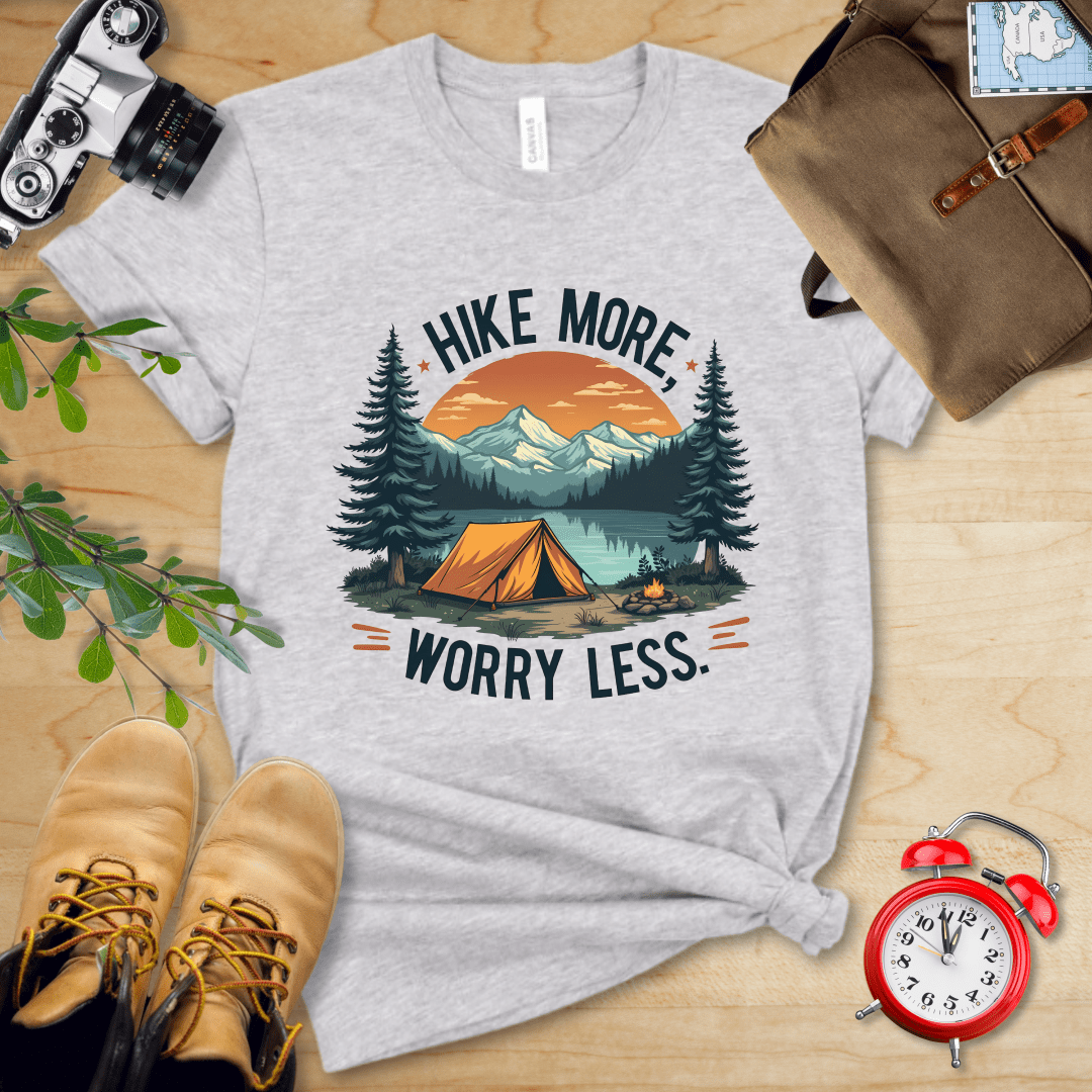 Hike More, Worry Less Shirt - Image 7