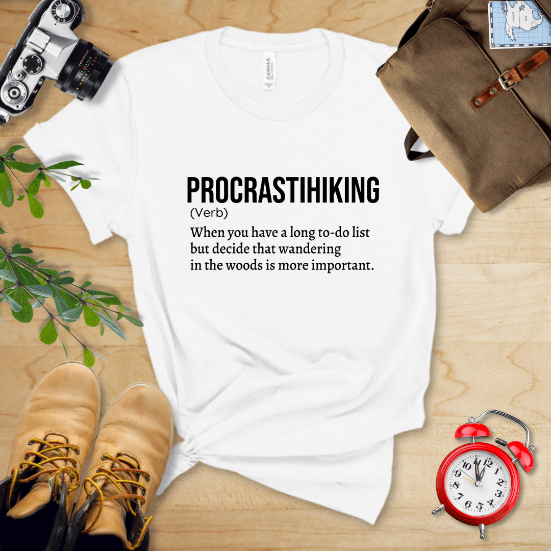 Procrastihiking Definition Shirt - Image 7
