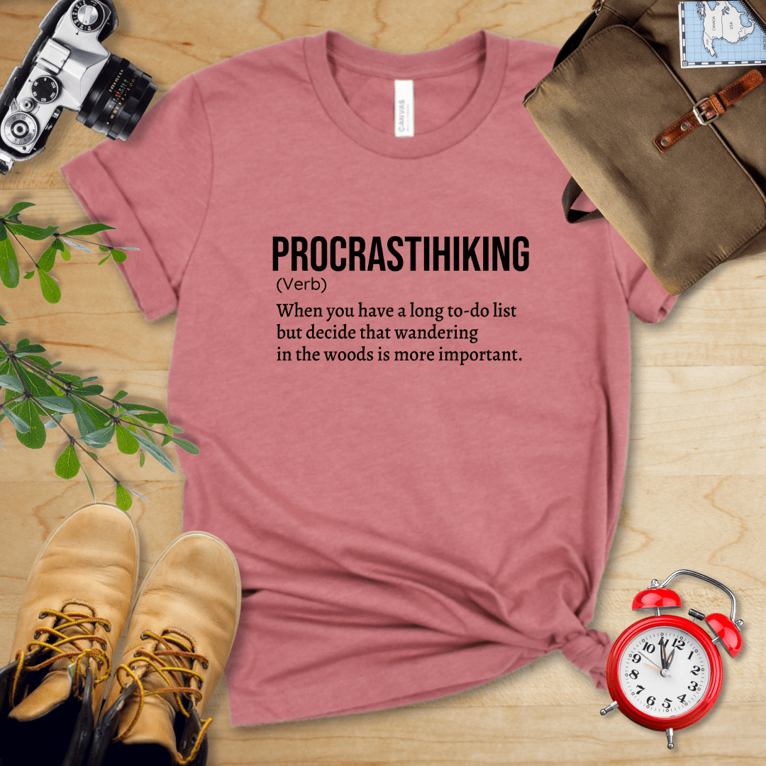 Procrastihiking Definition Shirt - Image 5