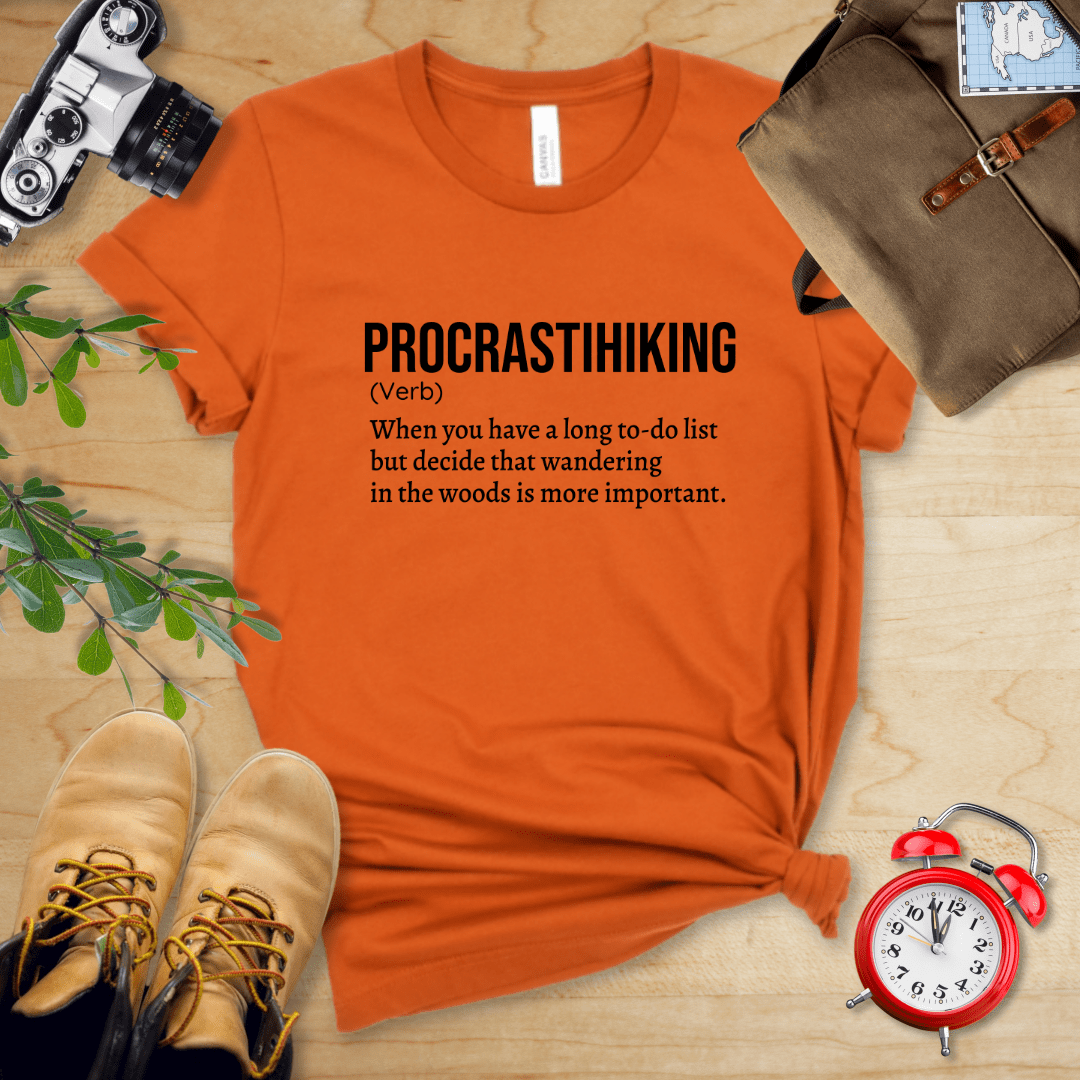 Procrastihiking Definition Shirt - Image 4