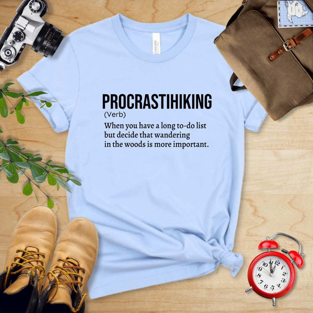Procrastihiking Definition Shirt - Image 8