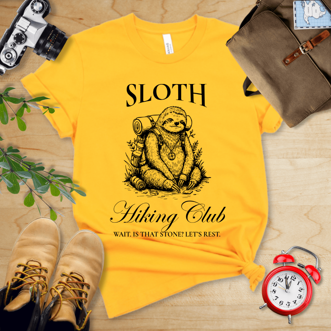 Sloth Hiking Club Shirt