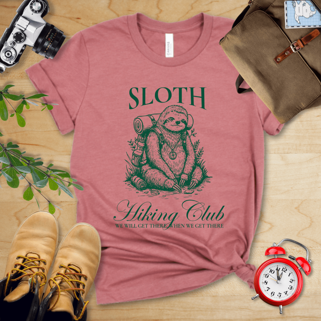 Sloth Hiking Club Shirt - Image 4