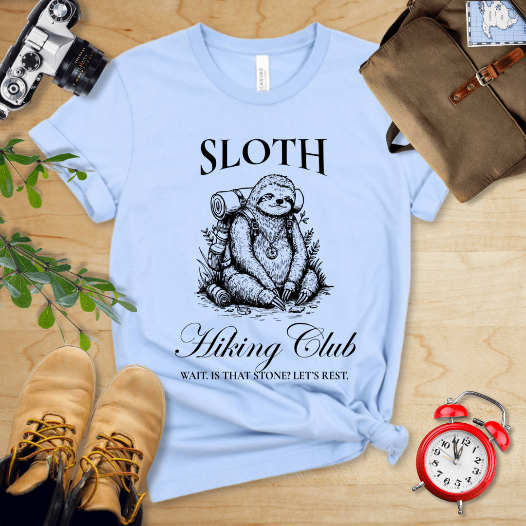 Sloth Hiking Club Shirt - Image 8