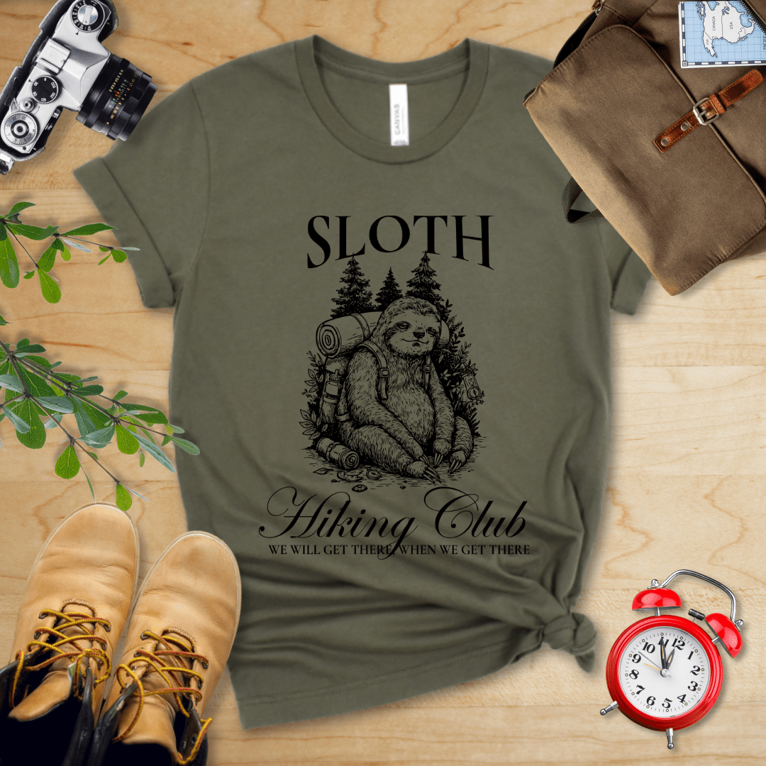 Sloth Hiking Club Shirt - Image 3