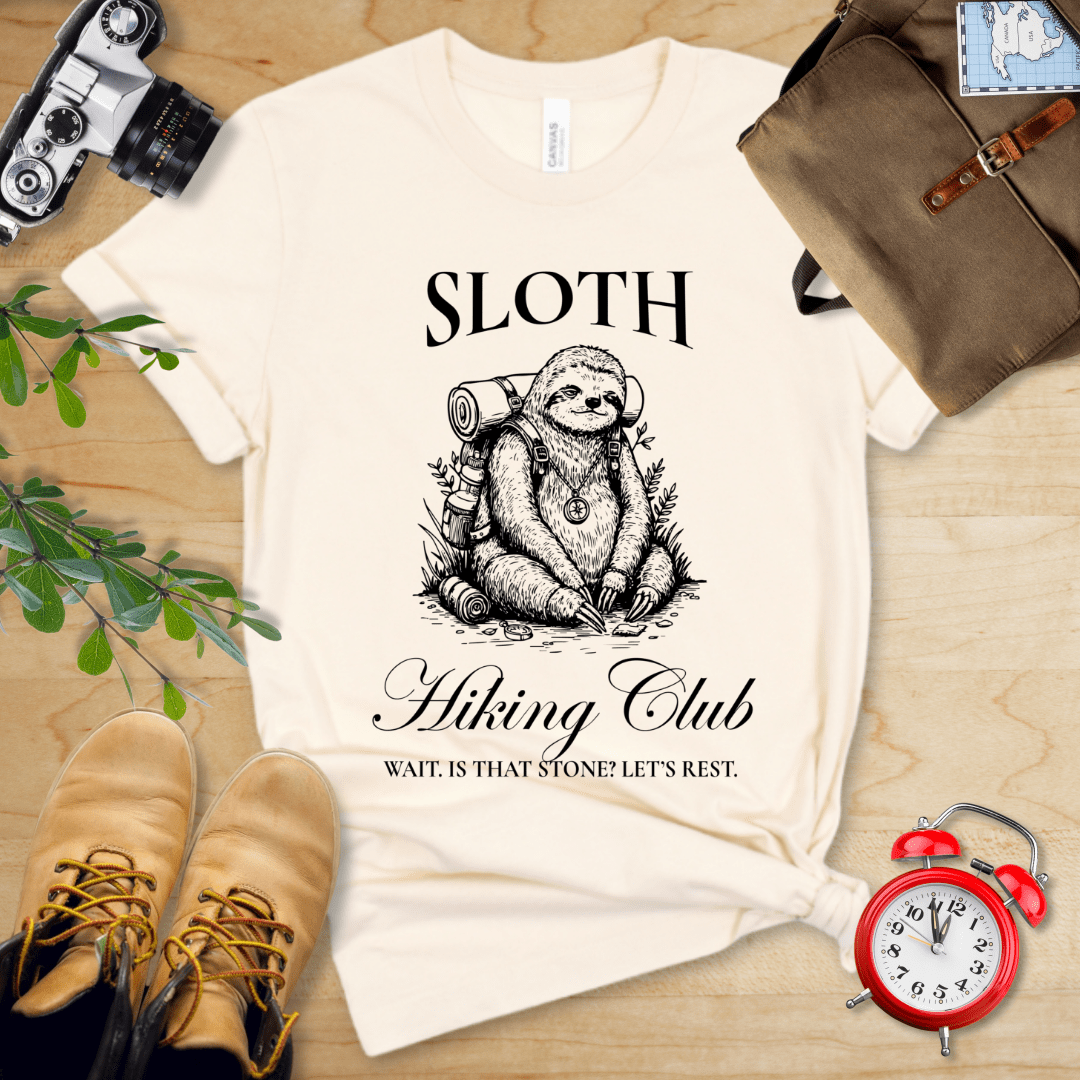 Sloth Hiking Club Shirt - Image 6