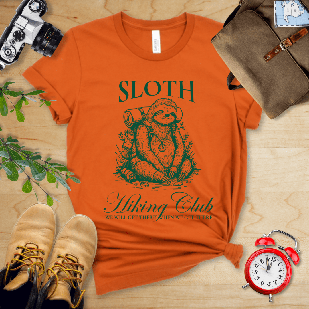 Sloth Hiking Club Shirt - Image 3