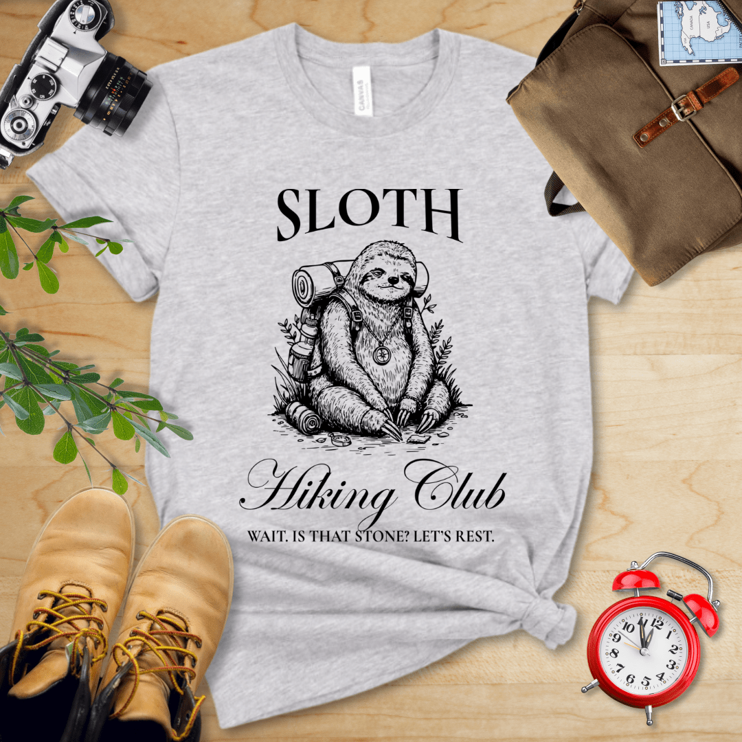 Sloth Hiking Club Shirt - Image 4