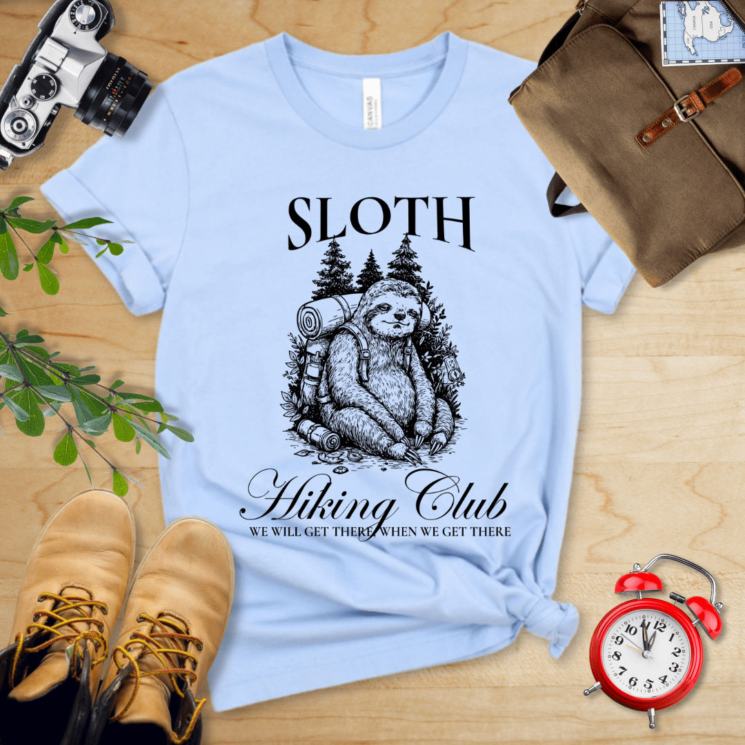 Sloth Hiking Club Shirt - Image 8