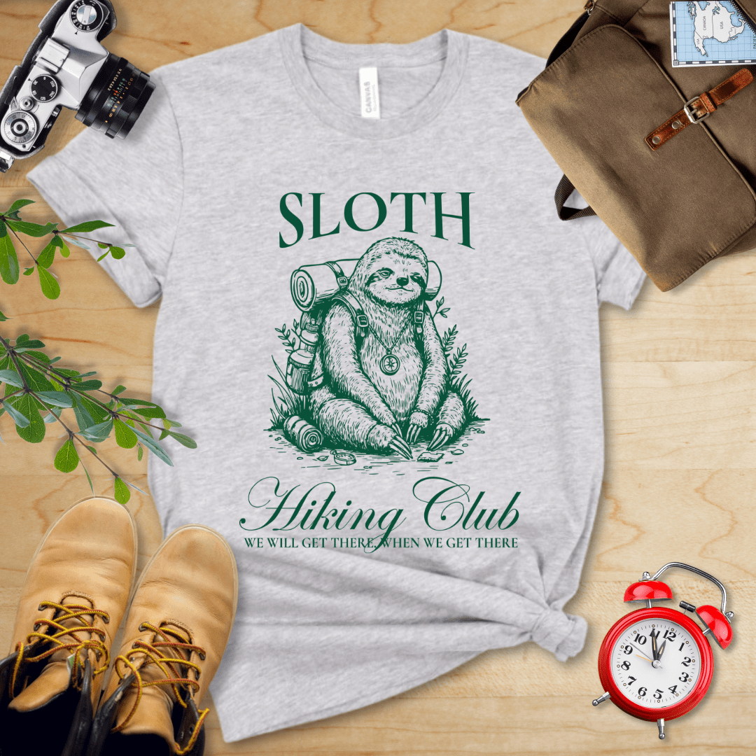 Sloth Hiking Club Shirt