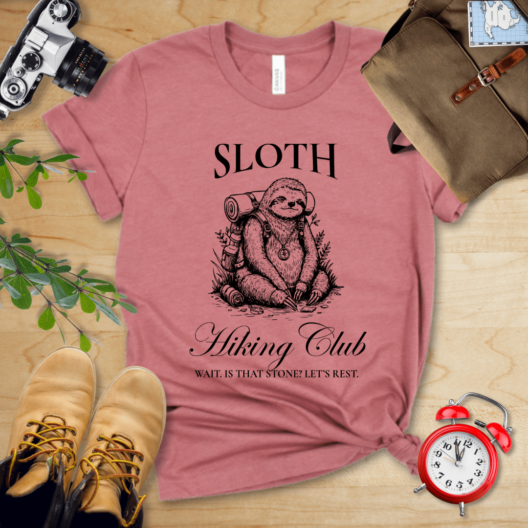 Sloth Hiking Club Shirt - Image 5