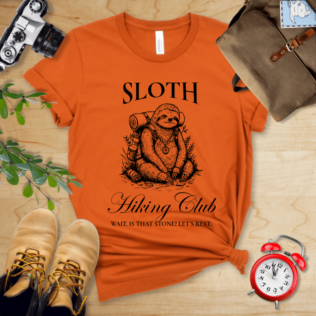 Sloth Hiking Club Shirt - Image 3
