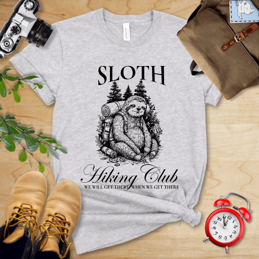 Sloth Hiking Club Shirt - Image 2