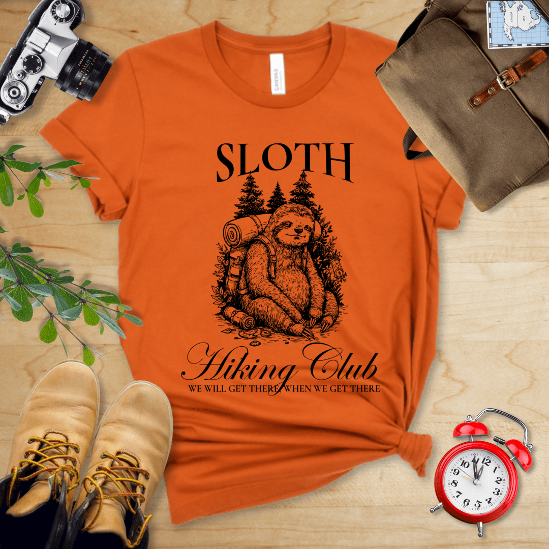 Sloth Hiking Club Shirt - Image 5