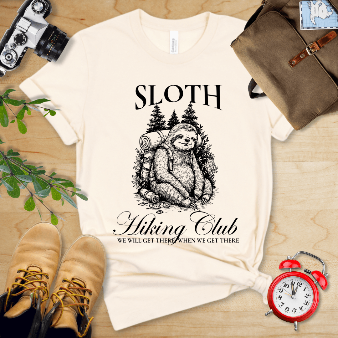 Sloth Hiking Club Shirt - Image 6