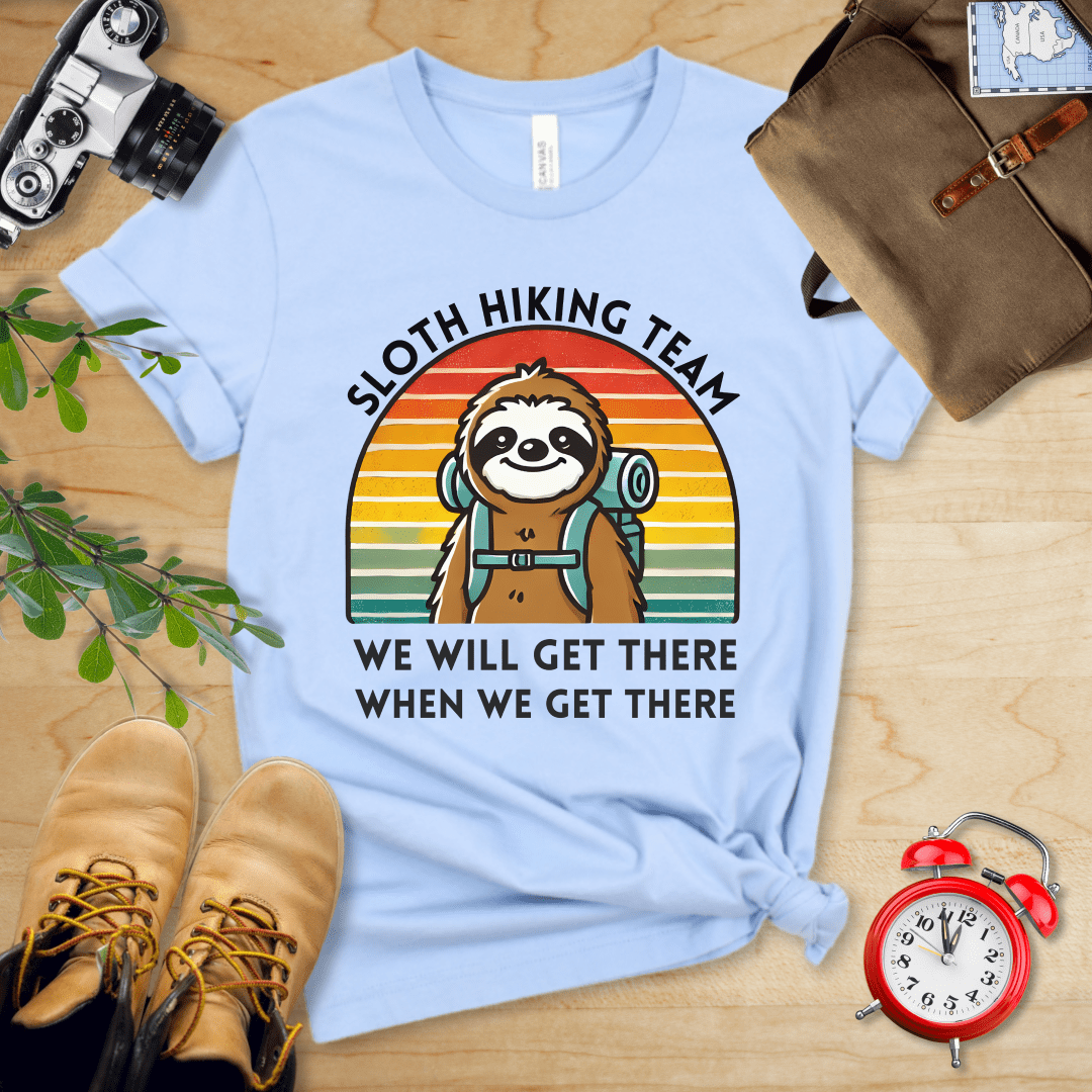 Sloth Hiking Team Shirt - Image 3