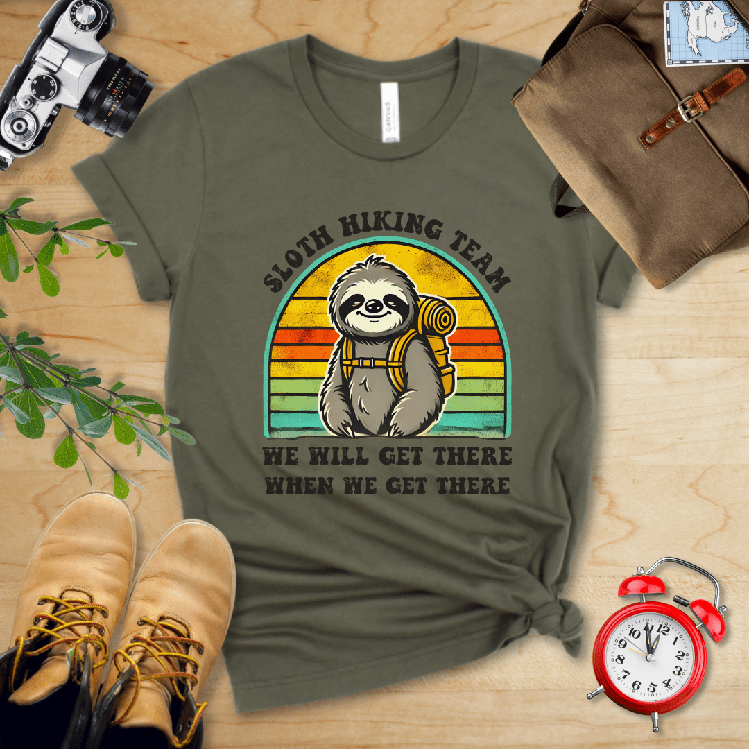 Sloth Hiking Team Shirt - Image 4