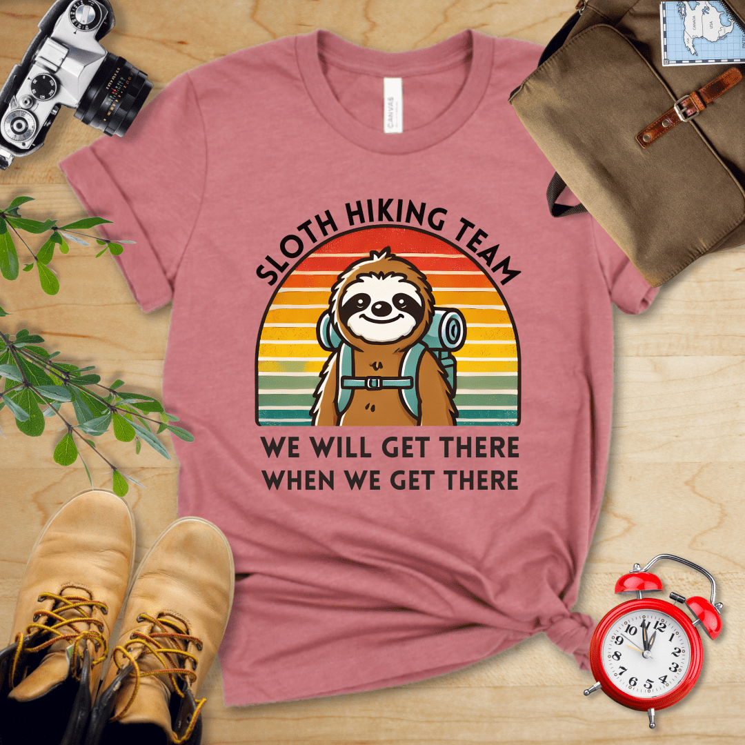 Sloth Hiking Team Shirt - Image 5