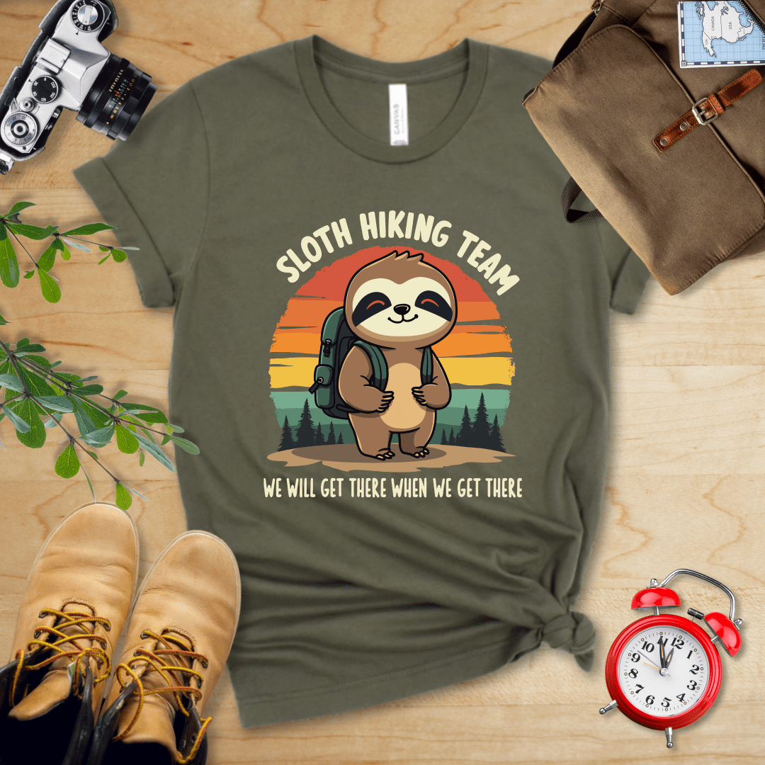 Sloth Hiking team Shirt - Image 5