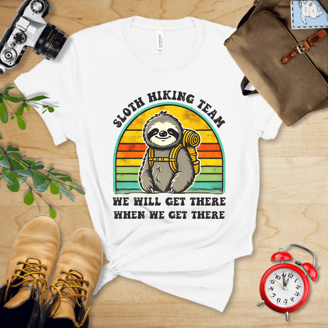 Sloth Hiking Team Shirt - Image 7