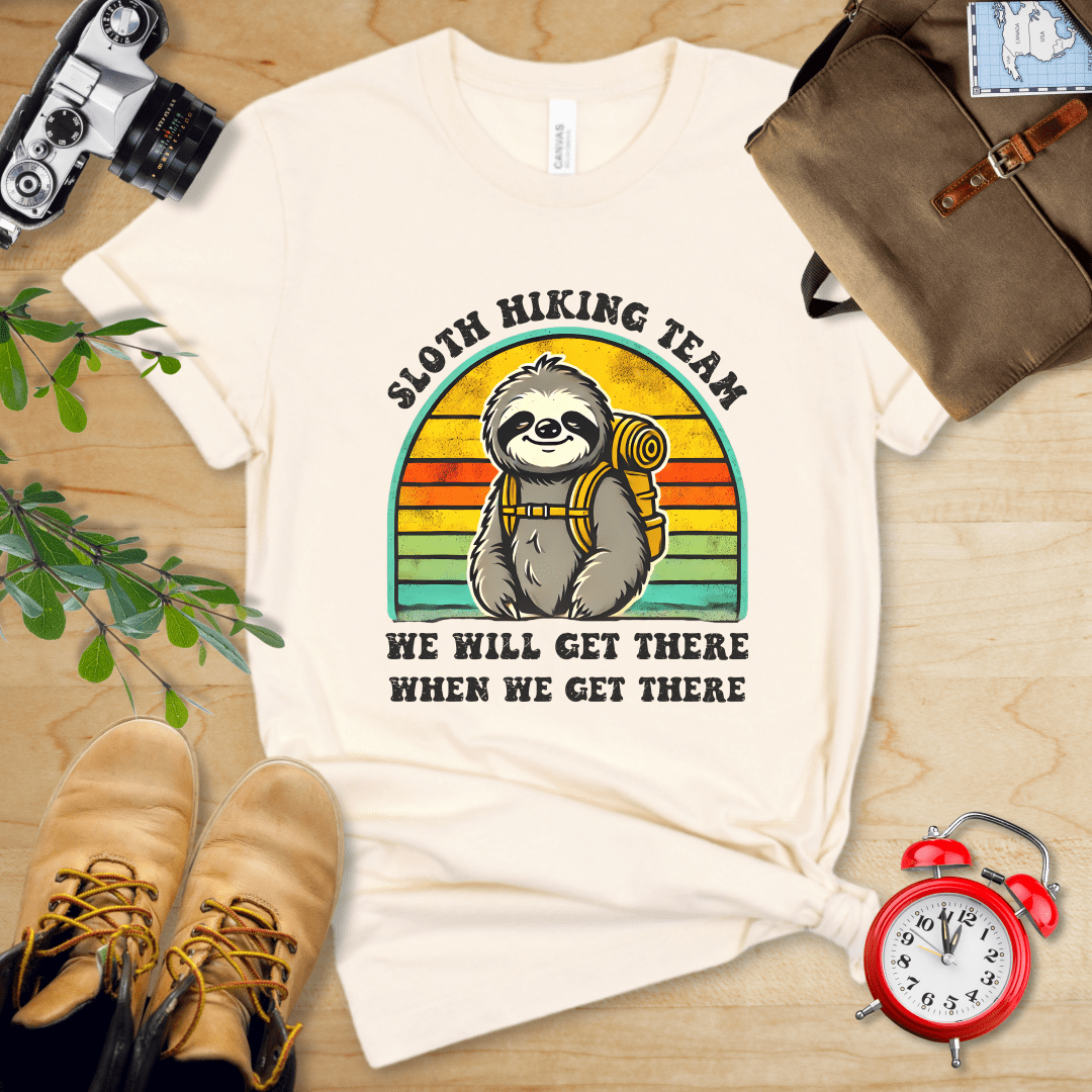 Sloth Hiking Team Shirt - Image 8