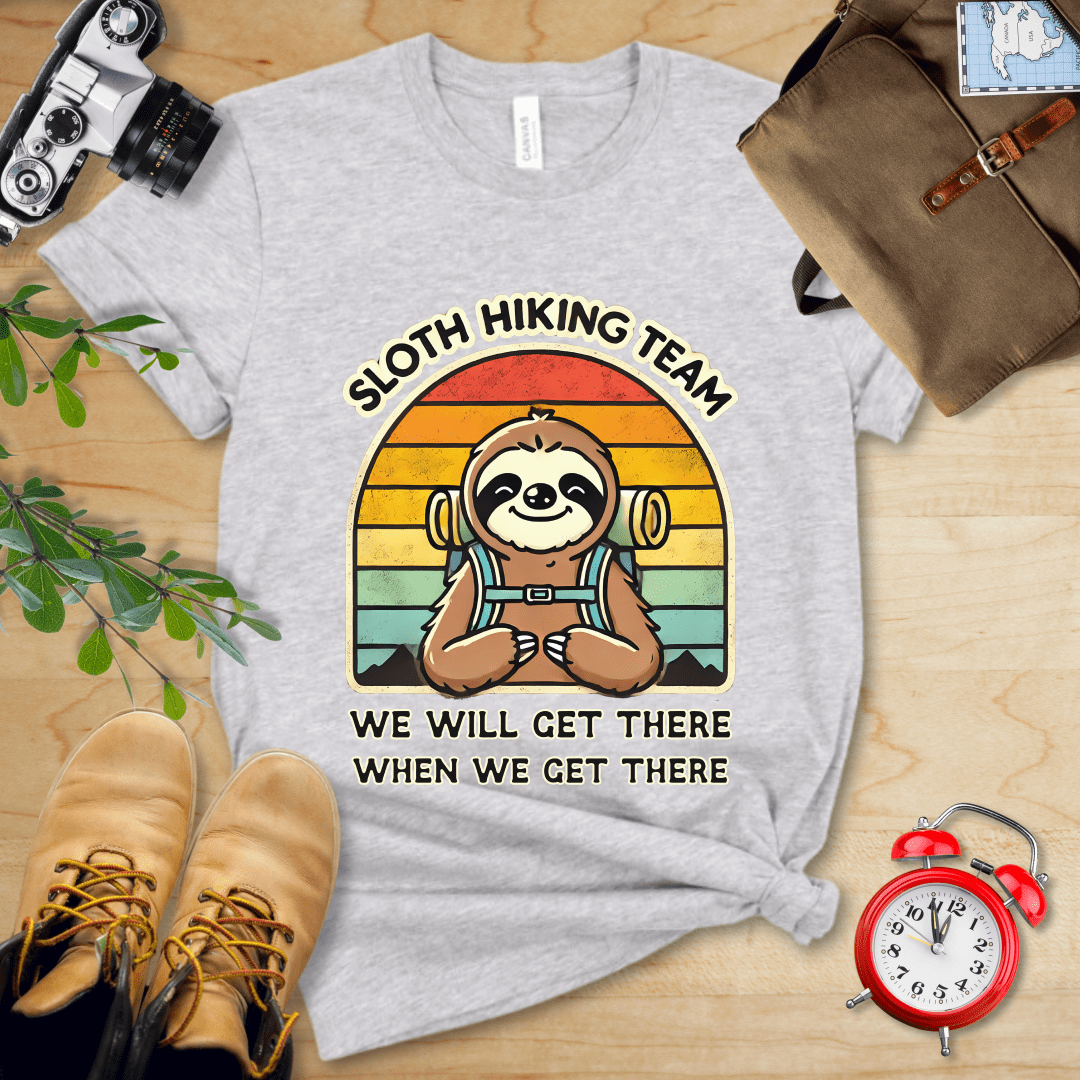 Sloth Hiking Team Shirt - Image 3