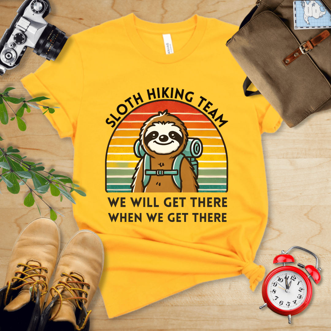 Sloth Hiking Team Shirt - Image 2