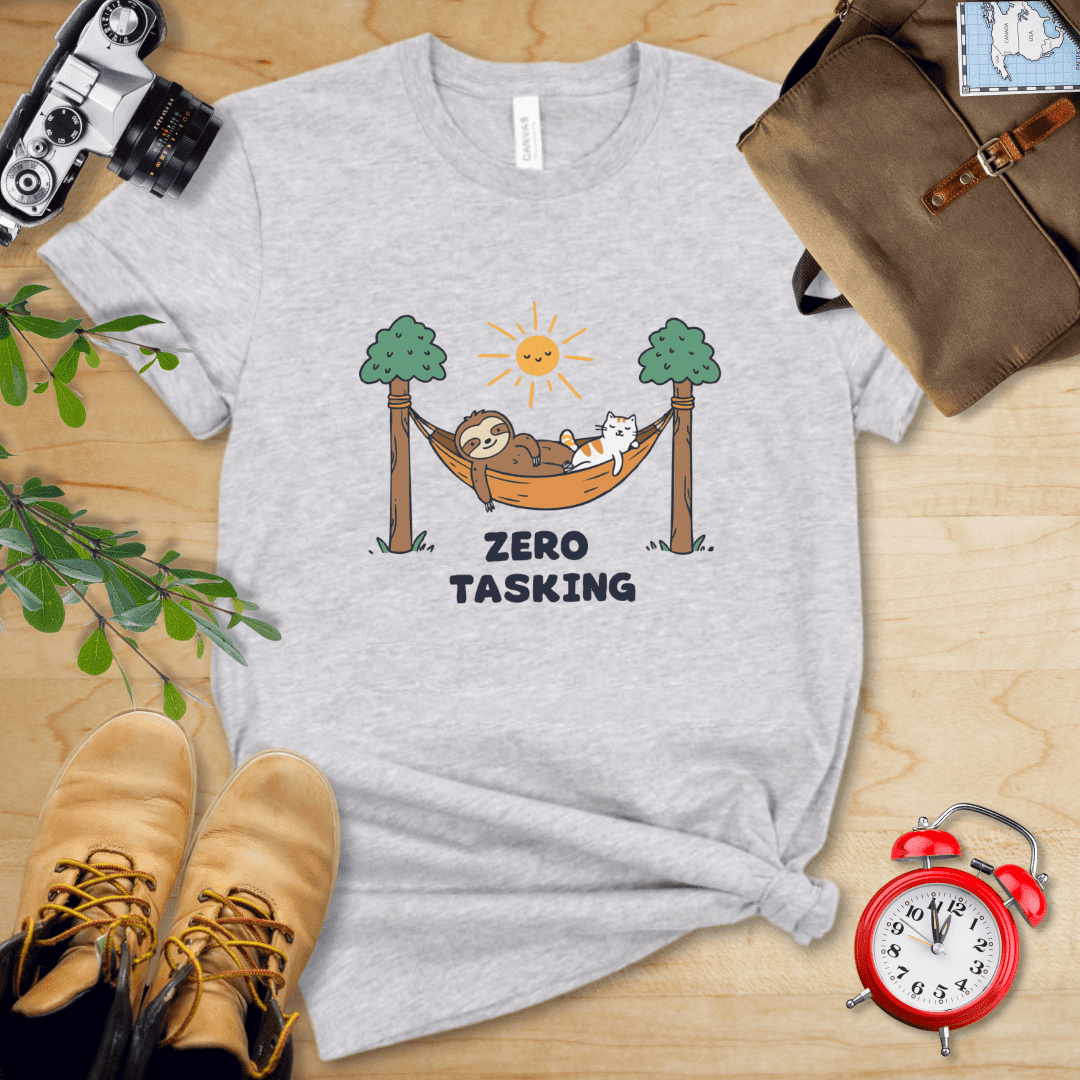 Zero Tasking Sloth On Hammock Shirt