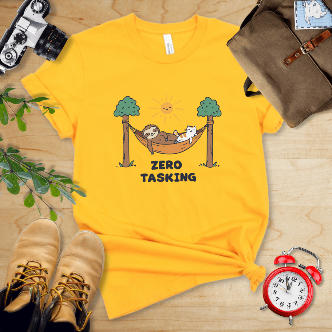 Zero Tasking Sloth On Hammock Shirt - Image 7