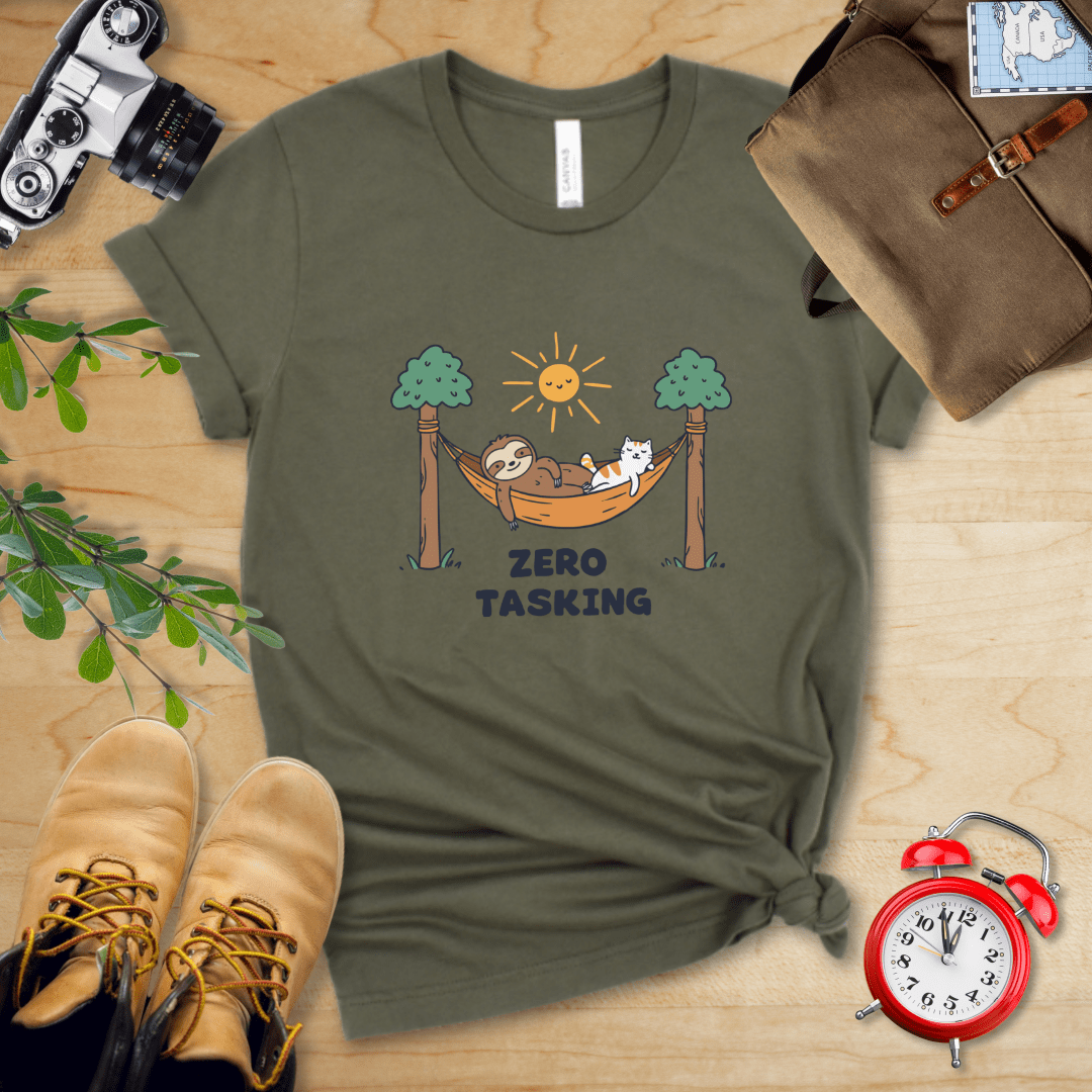Zero Tasking Sloth On Hammock Shirt - Image 6